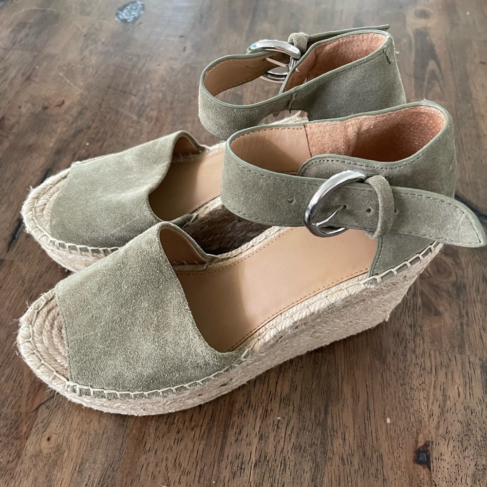 Marc Fisher Alida Espadrille Platform Wedge - Picture 3 of 6